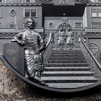 STANLEY Most Haunted Places 2 Oz Silver Coin $10 Cook Islands 2023