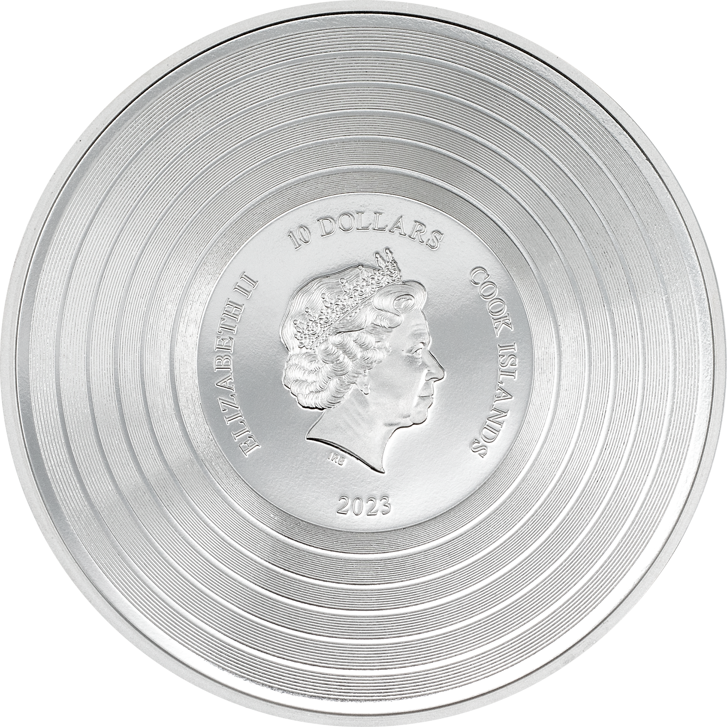 PIECE OF MIND Iron Maiden 2 Oz Silver Coin $10 Cook Islands 2023