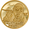 PIECE OF MIND Iron Maiden Gold Coin $5 Cook Islands 2023