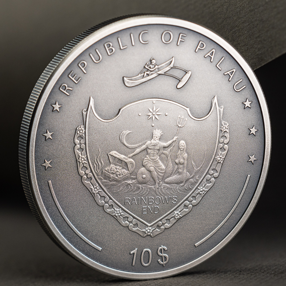 ADVENTURE Daydreamer 2 Oz Silver Coin $10 Palau 2023