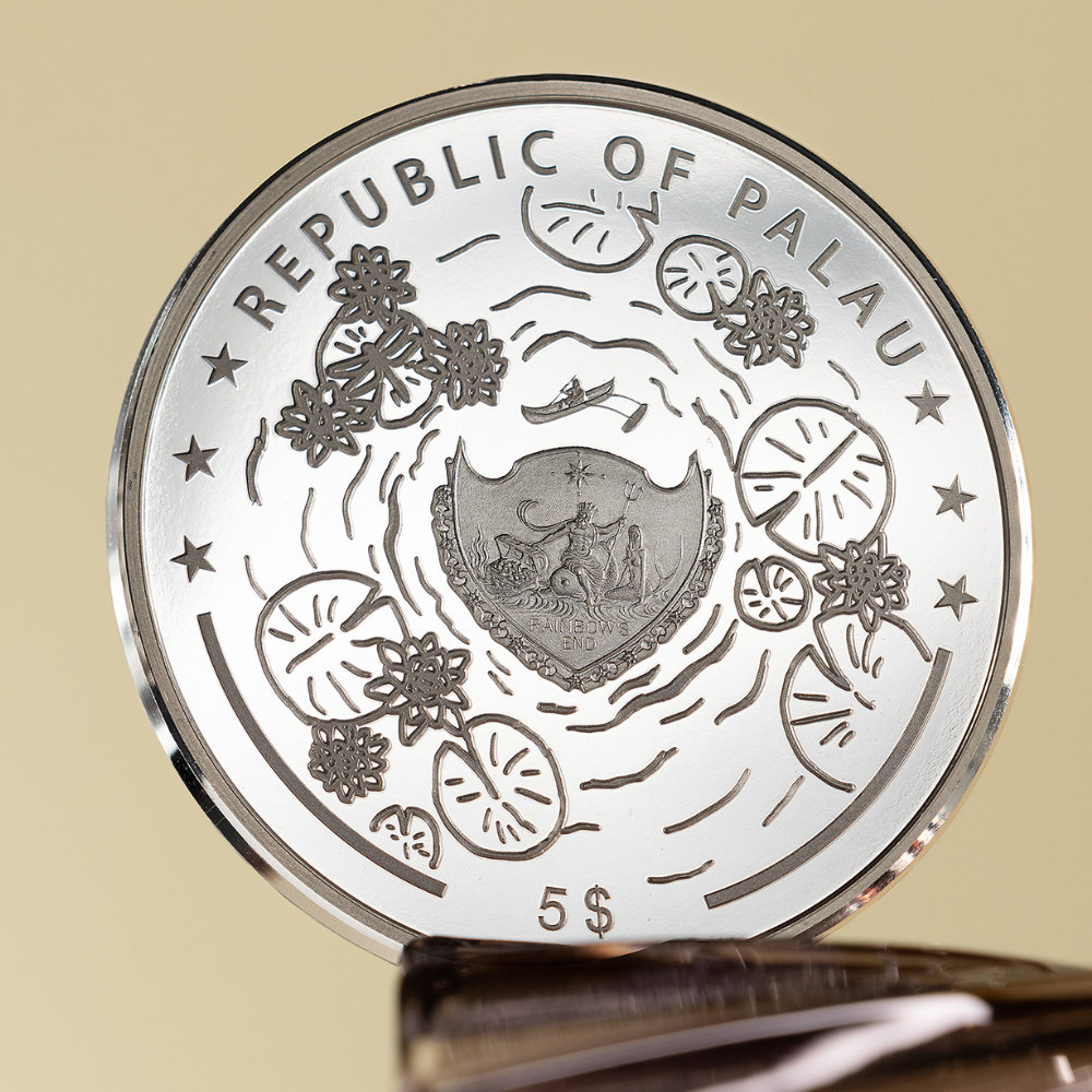 DRAGONFLY 1 Oz Silver Coin $5 Palau 2024