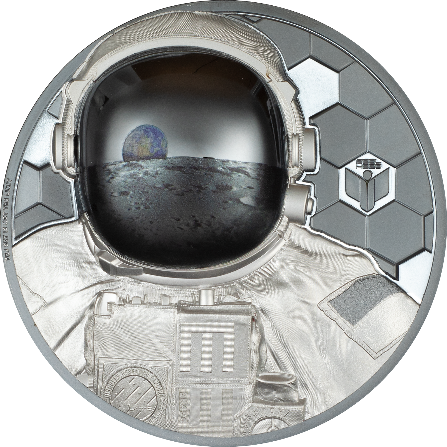 ASTRONAUT Real Heroes 3 Oz Silver Coin $20 Cook Islands 2024