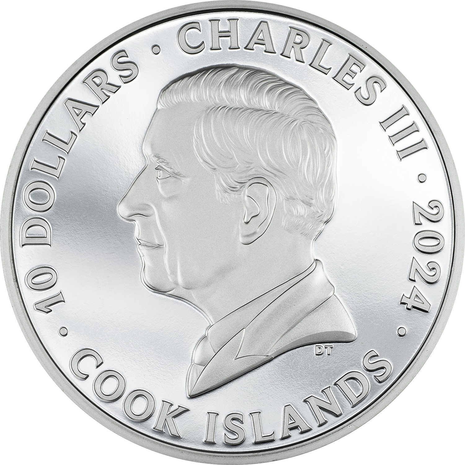 K2 Peaks 2 Oz Silver Coin $10 Cook Islands 2024