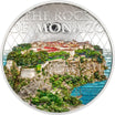THE ROCK OF MONACO The Architectures Of The World 2 Oz Silver Coin $10 Cook Islands 2024