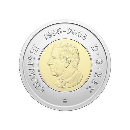 30th Anniversary of the Toonie Collector’s Edition Non-Circulation $2 Special Wrap Roll ROYAL CANADIAN MINT