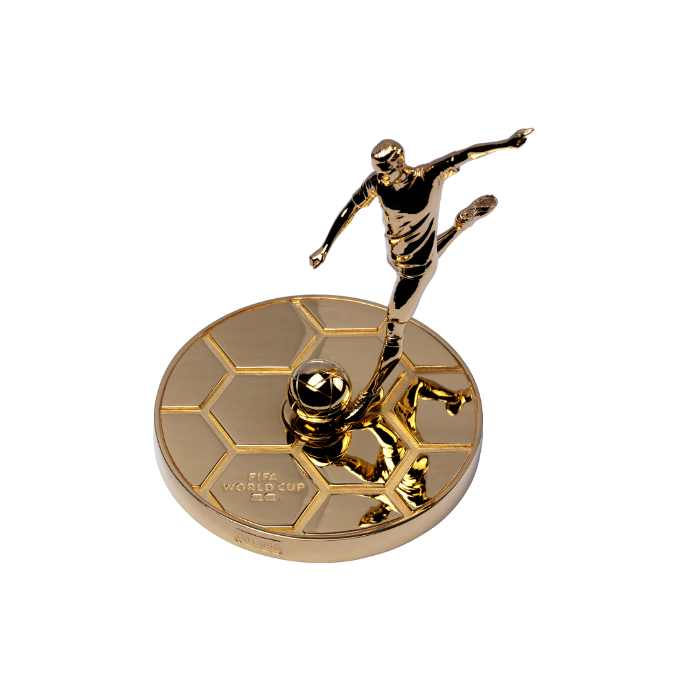 3D Football Player 5 Oz Silver Coin FIFA 2026