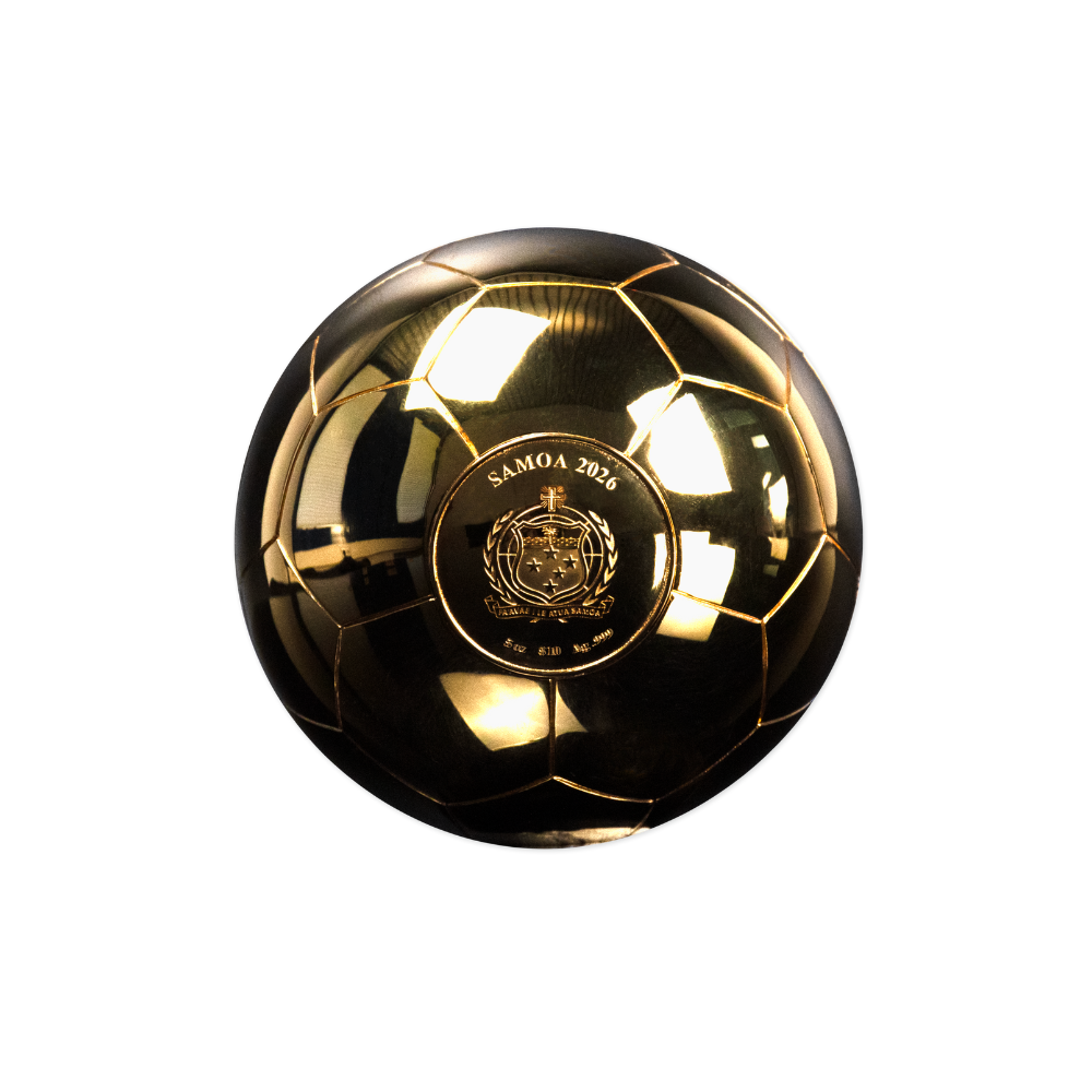 3D Opening Football 5 oz Silver Coin FIFA 2026