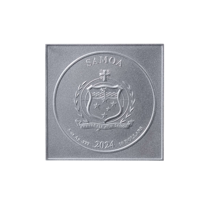 3D STATUE OF LIBERTY 5 Oz Silver Coin $10 Samoa 2024