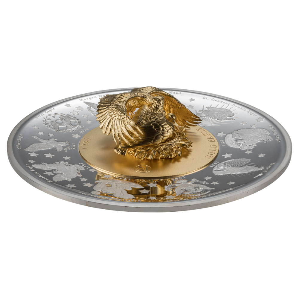 40th Anniversary of the American Eagle 10 Oz Mastersize Plateau Eagle Silver Coin 2026