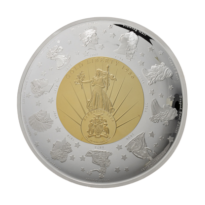 40th Anniversary of the American Eagle 10 Oz Mastersize Plateau Eagle Silver Coin 2026