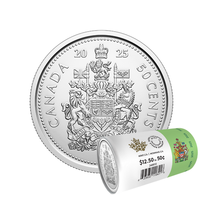 50 Cent Special Wrap Circulation Roll 2025 Canada