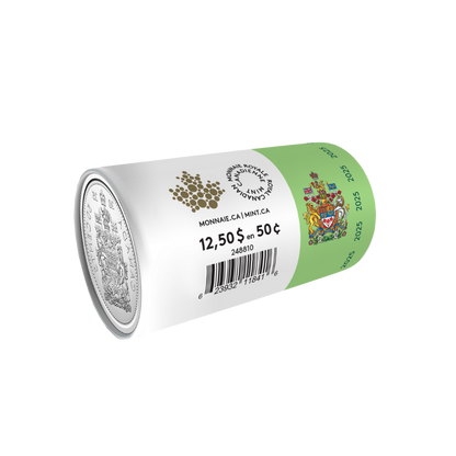 50 Cent Special Wrap Circulation Roll 2025 Canada