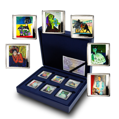 50ᵗʰ Anniversary of Picasso’s Death 2023 Fine Silver 6 Coin Set Royal Spain Mint