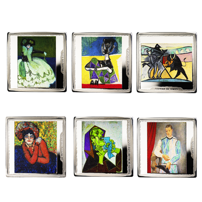 50ᵗʰ Anniversary of Picasso’s Death 2023 Fine Silver 6 Coin Set Royal Spain Mint