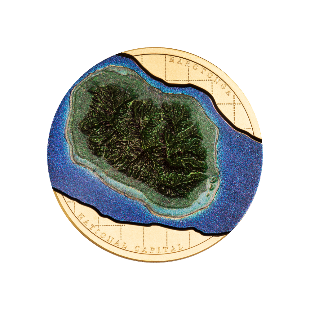 60 Years of Self-Government 1 Oz Gold Coin Cook Islands 2025