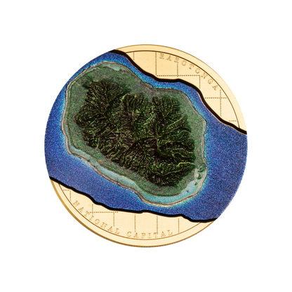 60 Years of Self-Government 1 Oz Gold Coin Cook Islands 2025