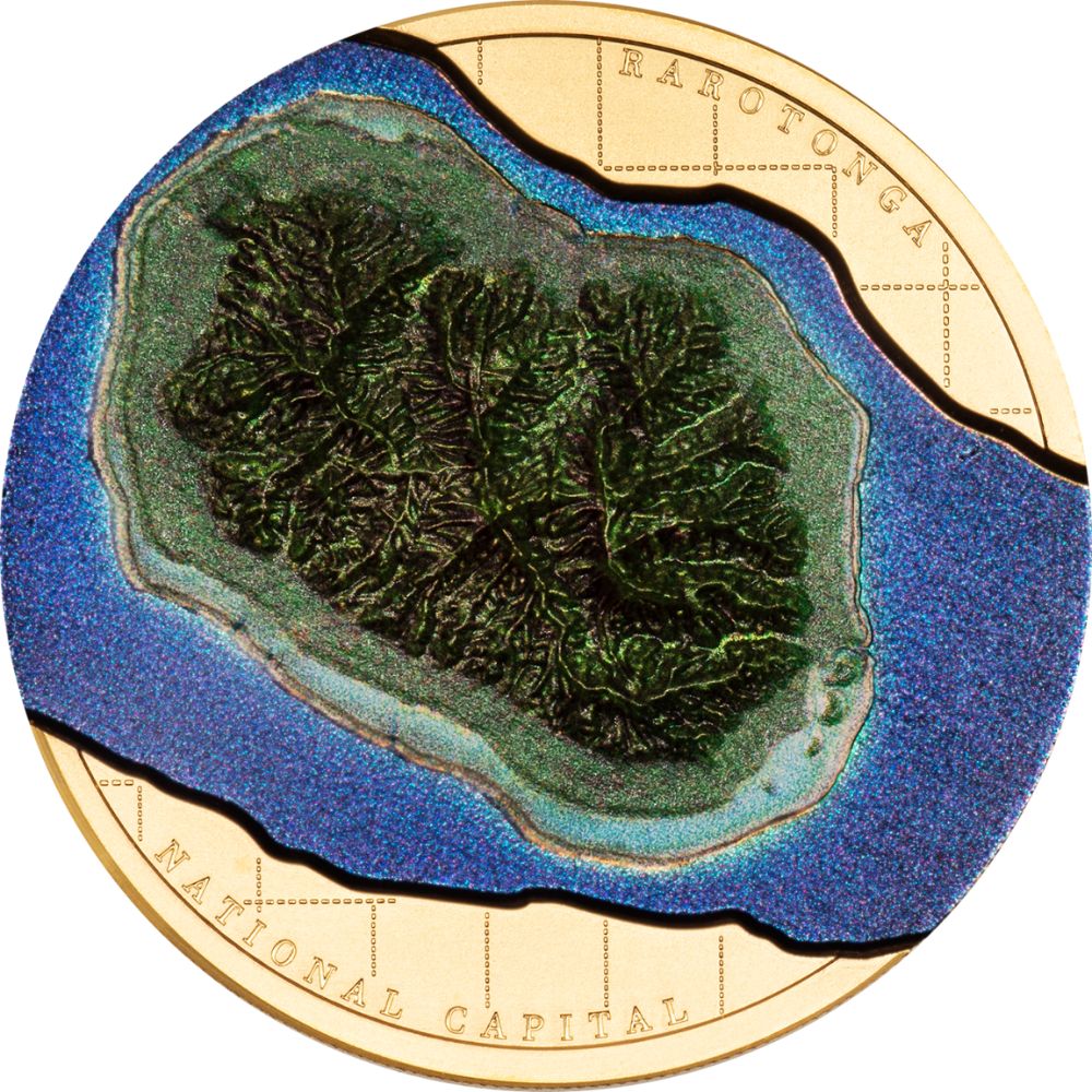 60 Years of Self-Government 1 Oz Gold Coin Cook Islands 2025