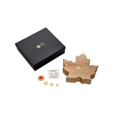 60th Anniversary of Canada’s Flag Fractional Set Gold Coins Canada 2025