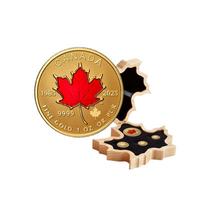 60th Anniversary of Canada’s Flag Fractional Set Gold Coins Canada 2025