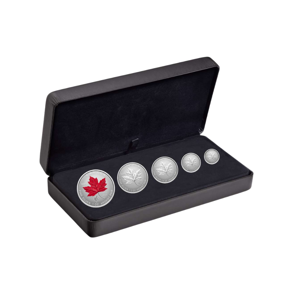 60th Anniversary of Canada’s Flag Fractional Set Silver Coins Canada 2025