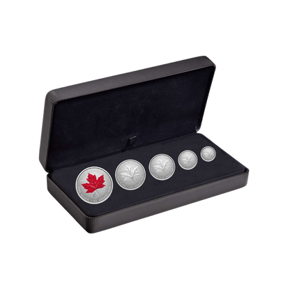 60th Anniversary of Canada’s Flag Fractional Set Silver Coins Canada 2025