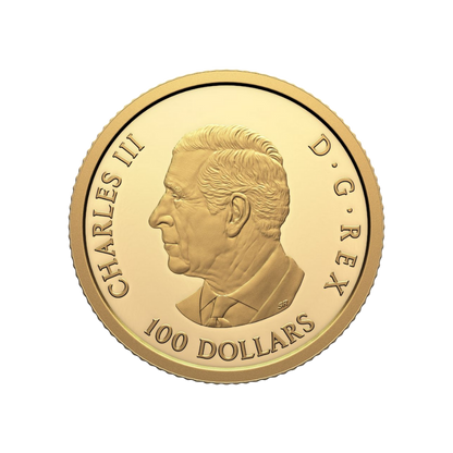 80ᵗʰ Anniversary of the End of the Second World War in Europe 1/4 Oz Gold Coin $100 Canada 2025