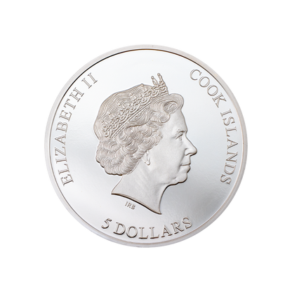 ABA PANU Meteorite Impacts 1 Oz Silver Coin $5 Cook Islands 2022