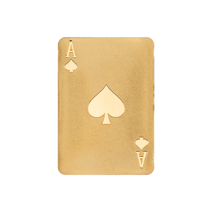 ACE OF SPADES Special Shape Gold Coin $1 Palau