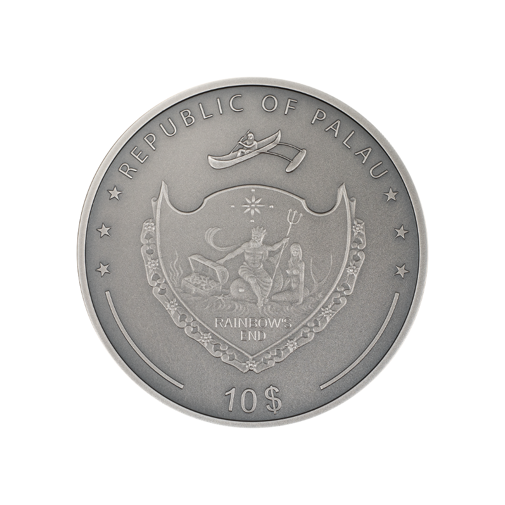 ADVENTURE Daydreamer 2 Oz Silver Coin $10 Palau 2023