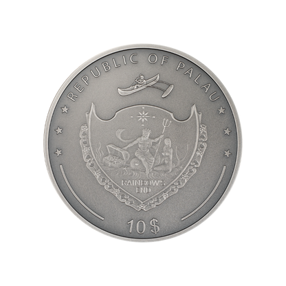 ADVENTURE Daydreamer 2 Oz Silver Coin $10 Palau 2023