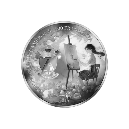 Whistler’s Mother AI-nime Art Masterpieces Silver Coin 2025 popcoins