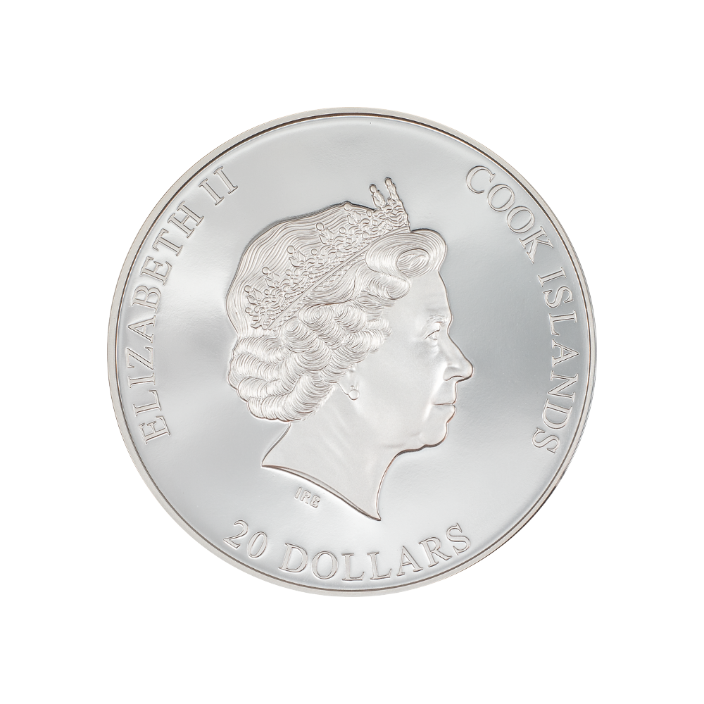 ALCATRAZ ISLAND 3 Oz Silver Coin $20 Cook Islands 2023