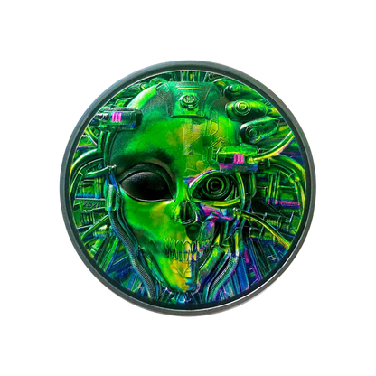 ALIEN Cyborg Revolution 3 Oz Silver Coin $20 Palau 2021