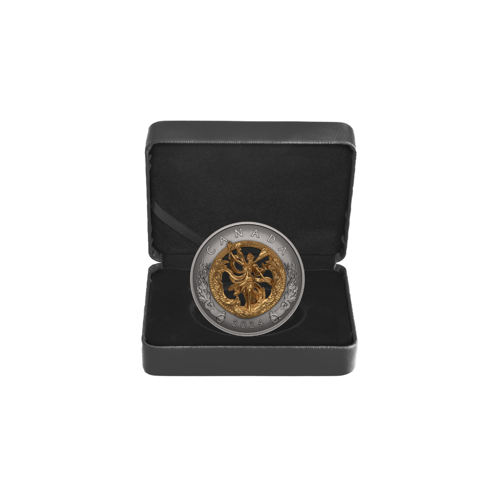 ALLEGORY OF FREEDOM Silver Coin $50 Canada 2024