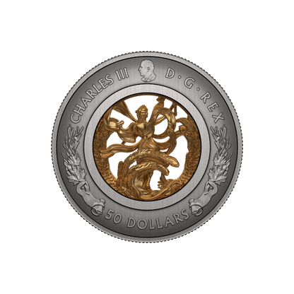 ALLEGORY OF FREEDOM Silver Coin $50 Canada 2024