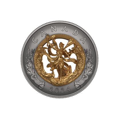 ALLEGORY OF FREEDOM Silver Coin $50 Canada 2024