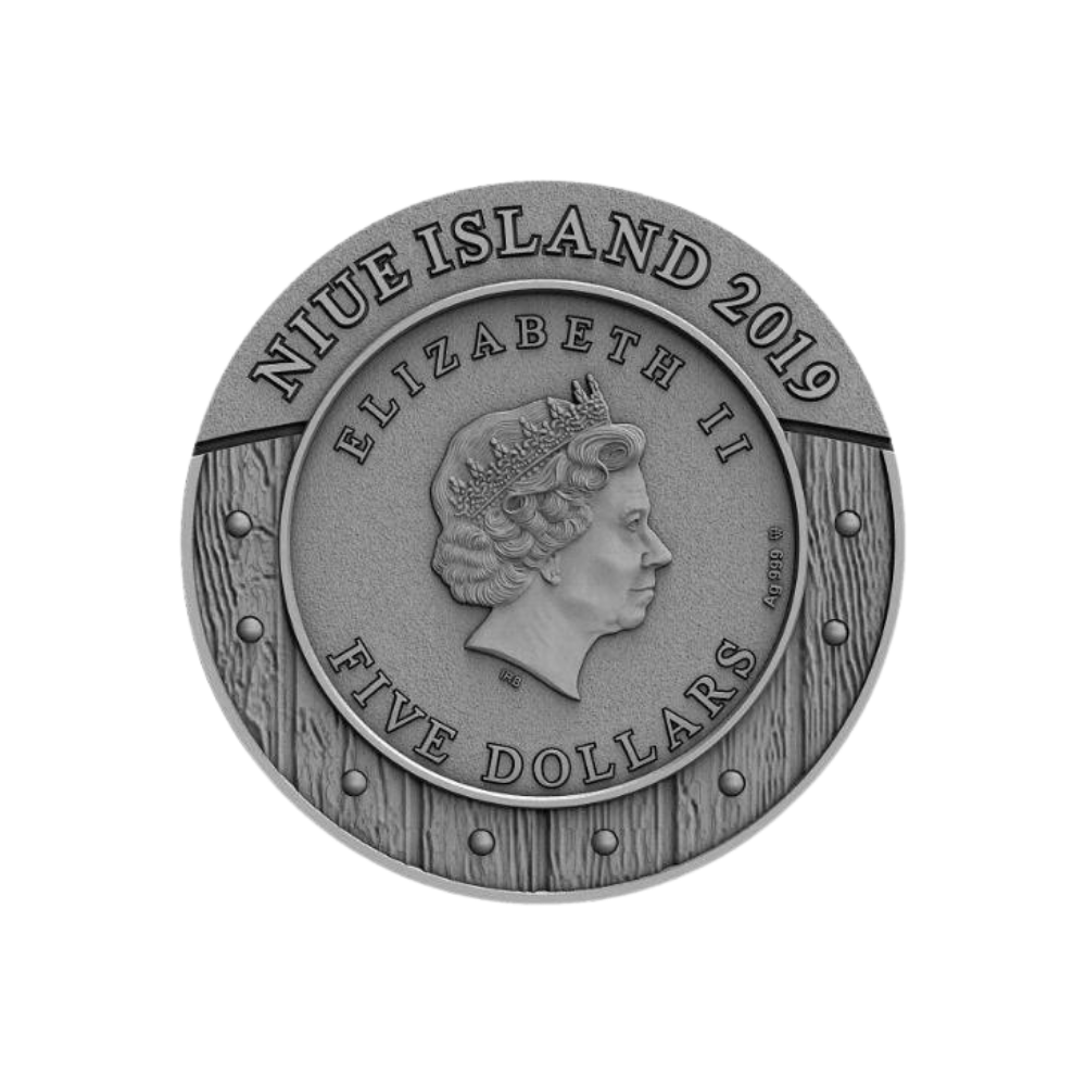 AMAZON Woman Warrior 2 Oz Silver Coin $5 Niue 2019