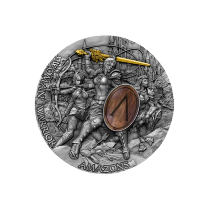 AMAZON Woman Warrior 2 Oz Silver Coin $5 Niue 2019