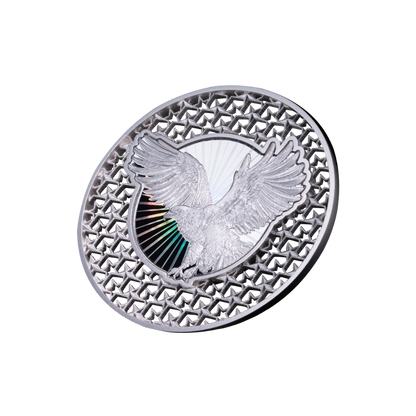 AMERICAN EAGLE Filigree 2 Oz Silver Coin $5 Solomon Island 2025