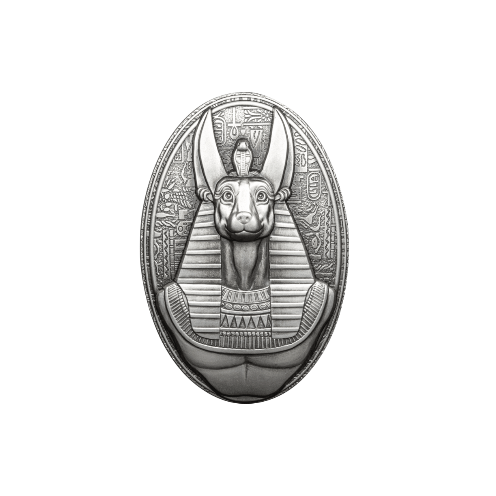 ANUBIS 3 Oz Silver Coin 200 Francs Djibouti 2024