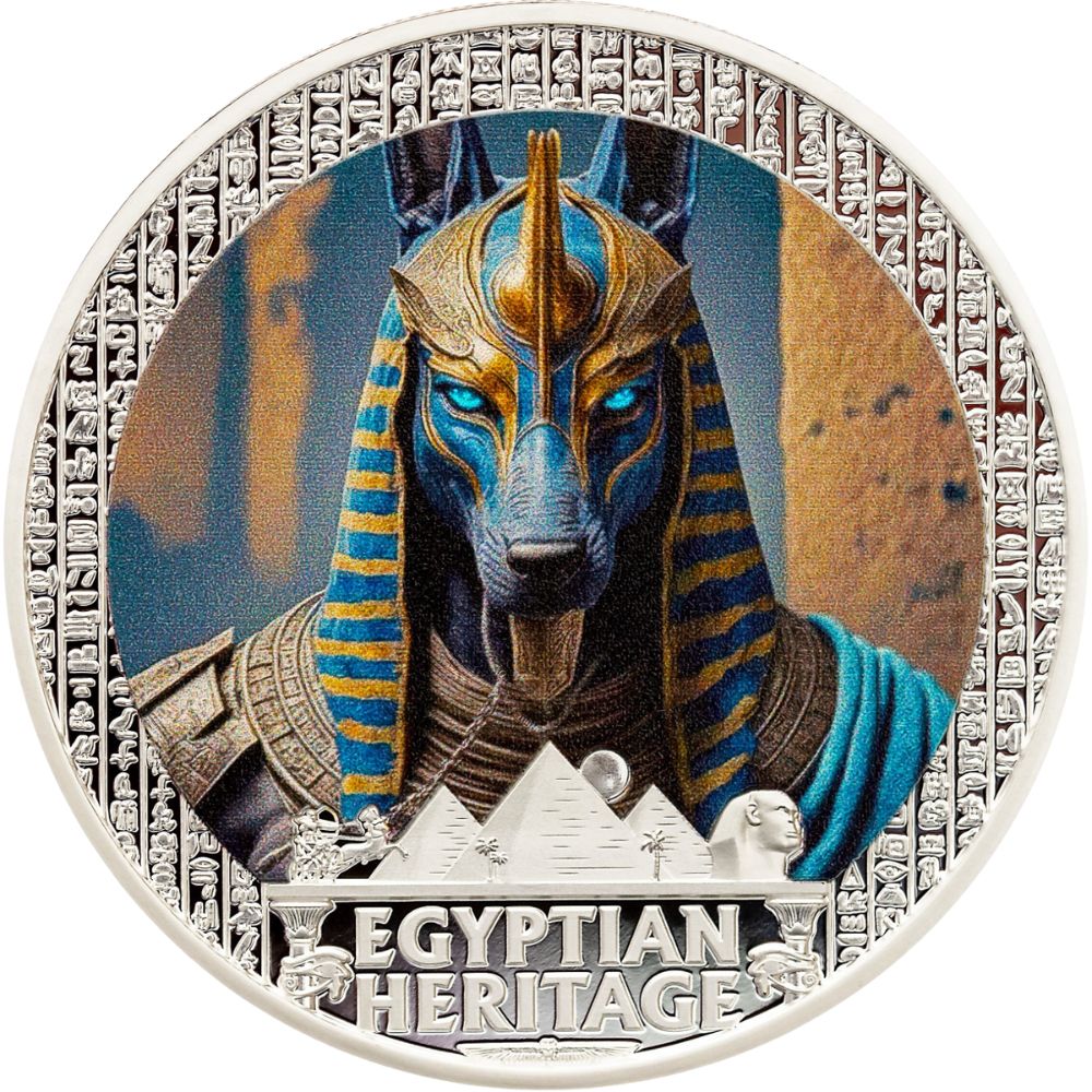 Anibus Egyptian Heritage Series 2 Oz Silver Coin 2025 reverse popcoins parthava coin