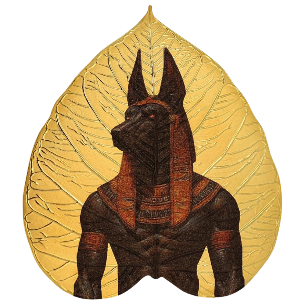 Anubis Leaves of the Nile 1 Oz Silver Coin 2025