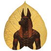 Anubis Leaves of the Nile 1 Oz Silver Coin 2025