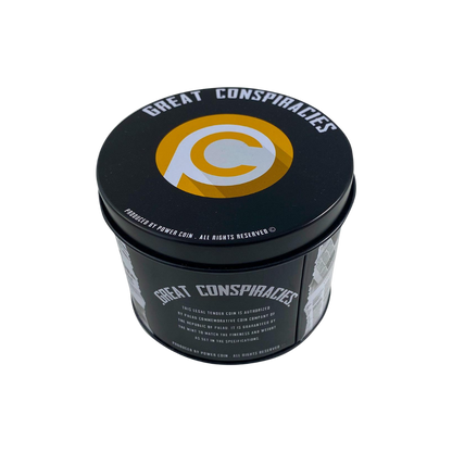 AREA 51 UFO Alien Great Conspiracies 2 Oz Silver Coin $10 Palau 2020