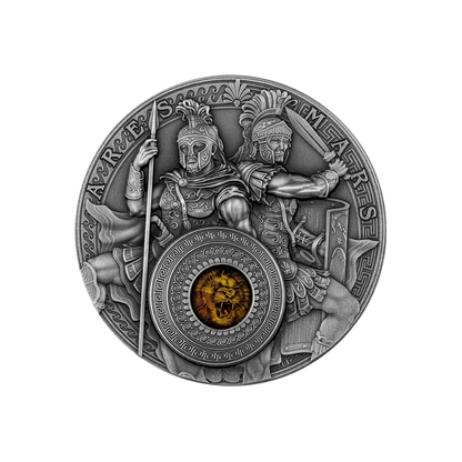 ARES & MARS GODS 2 Oz Silver Coin $5 Niue 2021