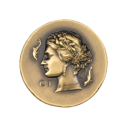 ARETHUSA Numismatic Icons 1 Oz Gold Coin $250 Cook Islands 2023