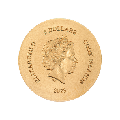 ARETHUSA Numismatic Icons Gold Coin $5 Cook Islands 2023
