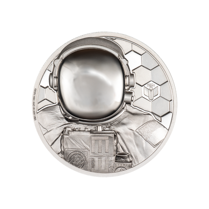 ASTRONAUT Real Heroes 1 Oz Platinum Coin $250 Cook Islands 2024