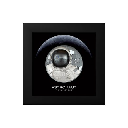 ASTRONAUT Real Heroes 3 Oz Silver Coin $20 Cook Islands 2024