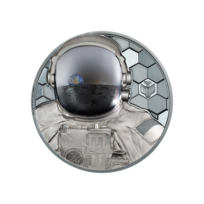 ASTRONAUT Real Heroes KG 1 kg Silver Coin $100 Cook Islands 2024